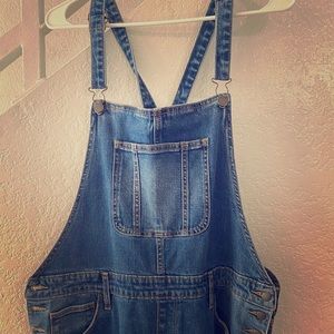 Women’s Denim Overalls- Universal Medium Wash
